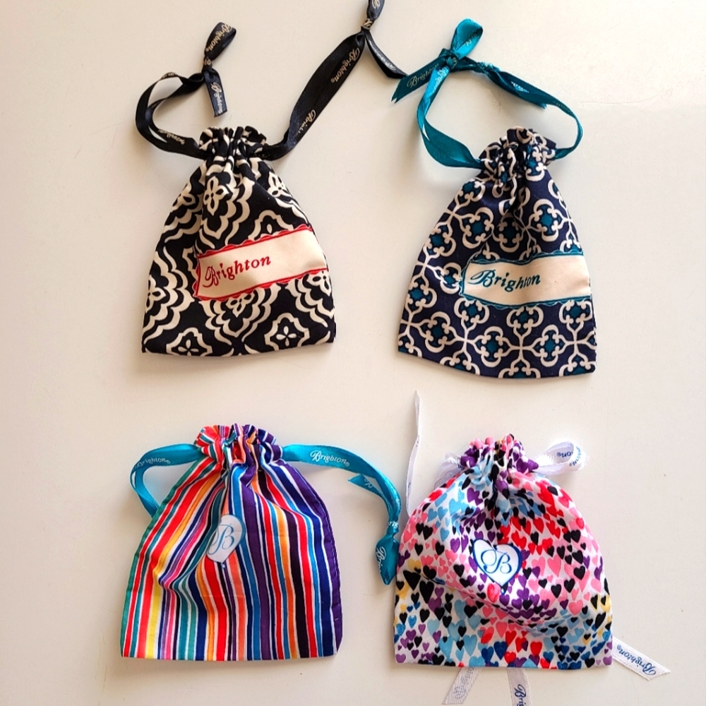 Bundle of 4 Brighton Jewelry Pouches